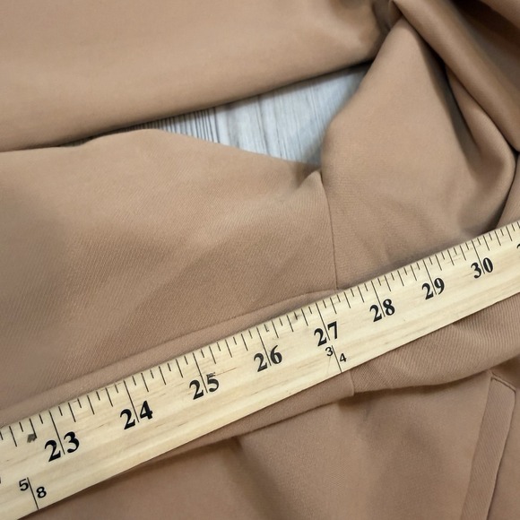 Abercrombie Pants 30/10S Brown Sloane Tailored Linen Trouser Pants 27" Inseam - Picture 12 of 12